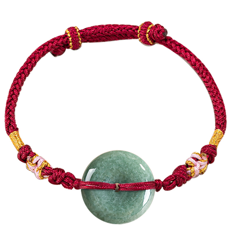 Jewelry & Watches Vitopoulos - Green Myanmar Jadeite Donut Bracelet Designer