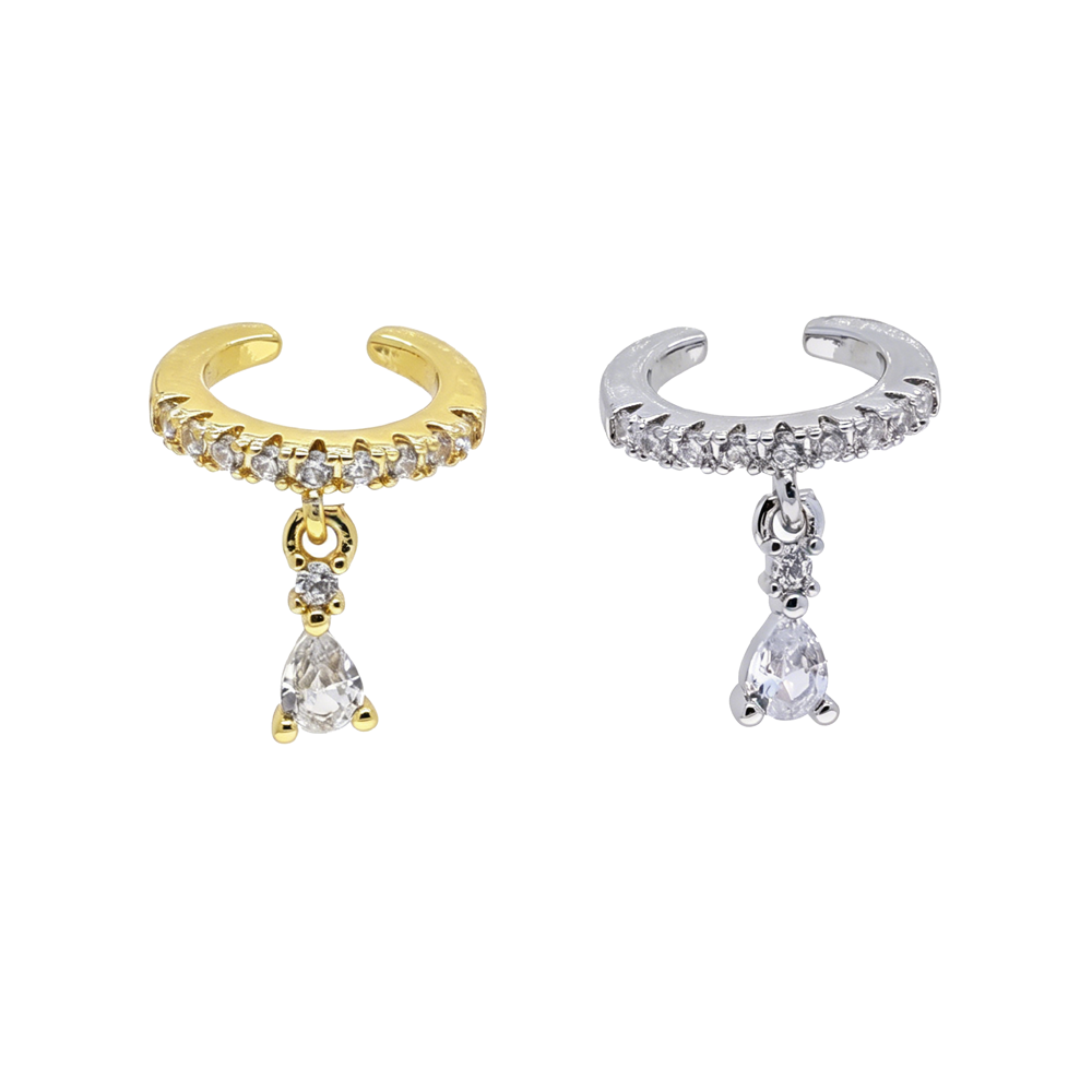 Ear Cuff Micro Pave Cz Marquis - Ear Cuff No Piercing review and price
