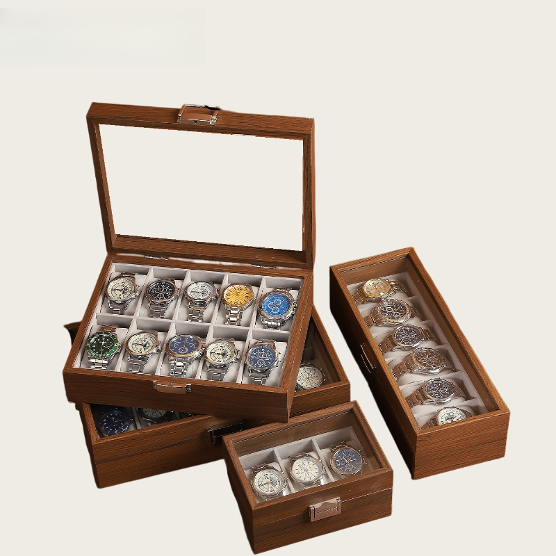 Wood Grain Watch Box 2/3/6/10  - Watch Display Box review and price