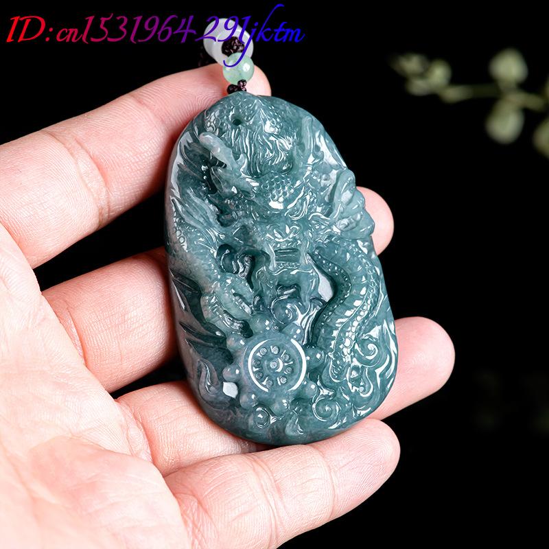 Burmese Jadeite Dragon Pendant - Necklace Pendant review and price