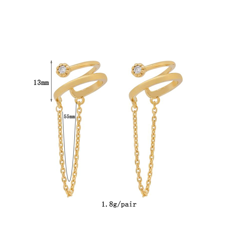 KEYOUNUO Gold Filled Silver Co - Ear Cuff No Piercing review and price