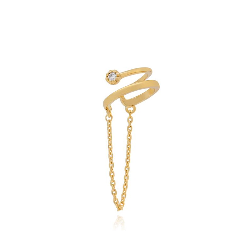 KEYOUNUO Gold Filled Silver Co - Ear Cuff No Piercing review and price