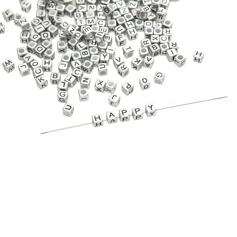 50Pcs 6x6mm Acrylic Letter Dec - Jewelry Quotes review and price