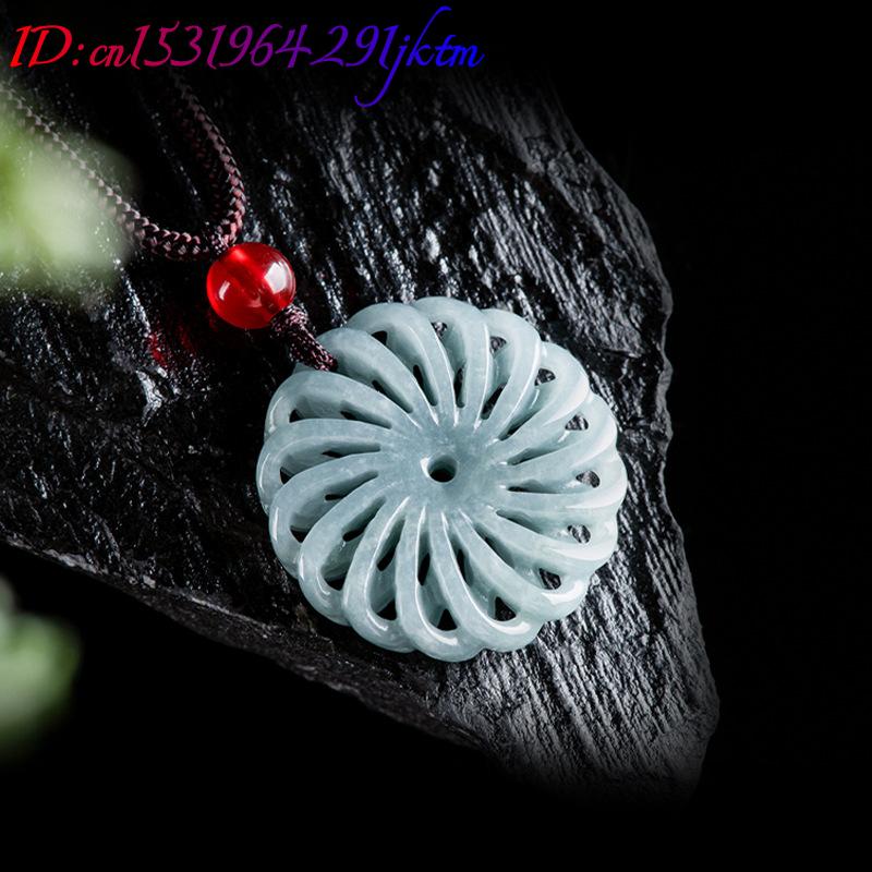 Burmese Jadeite Flower Pendant - Necklace Pendant review and price