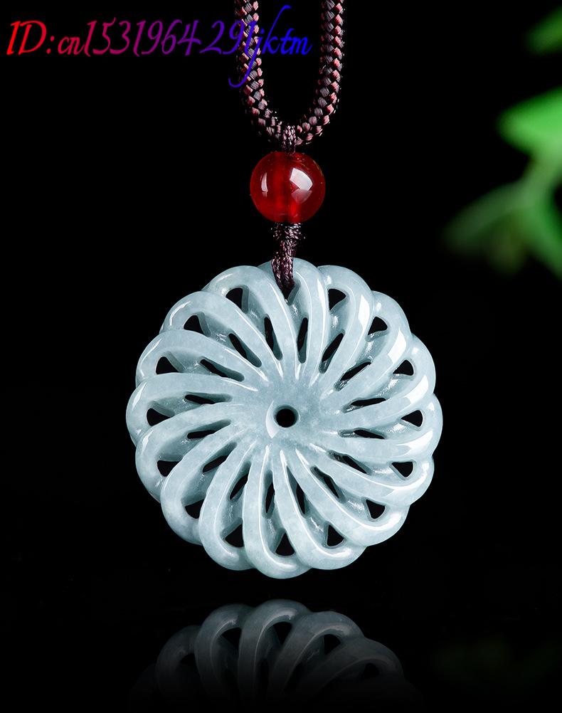 Burmese Jadeite Flower Pendant - Necklace Pendant review and price