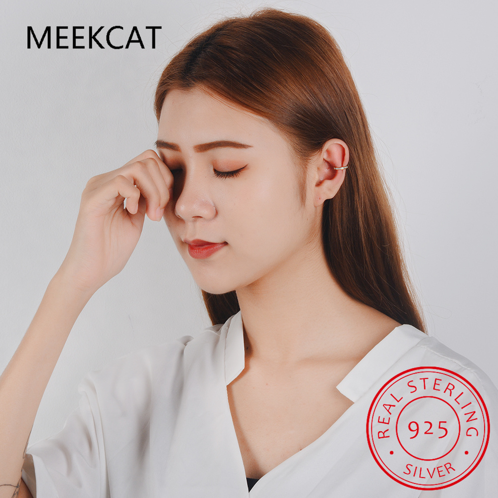 925 Sterling Silver Full Moiss - Ear Cuff No Piercing review and price