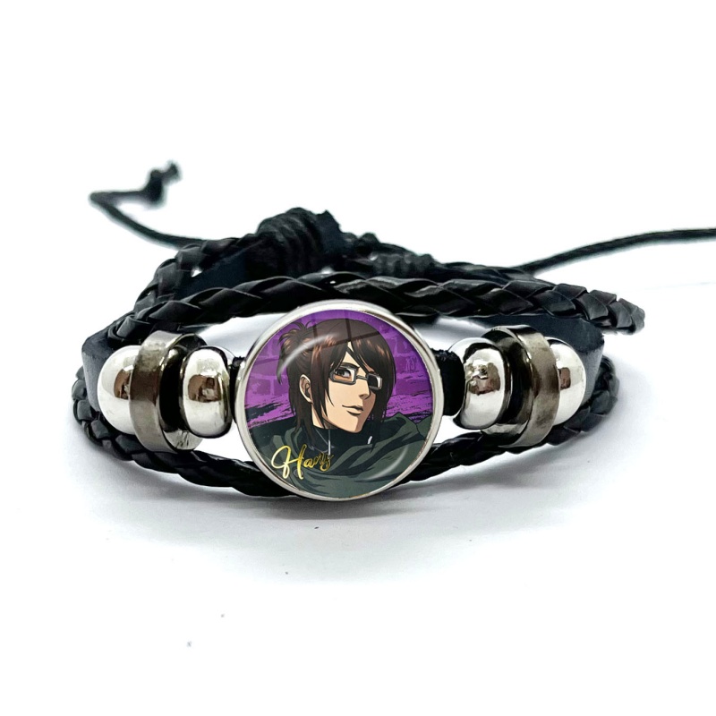 Attack on Titan Leather Bracel - Levi Jewelry & Watches Inc review and price