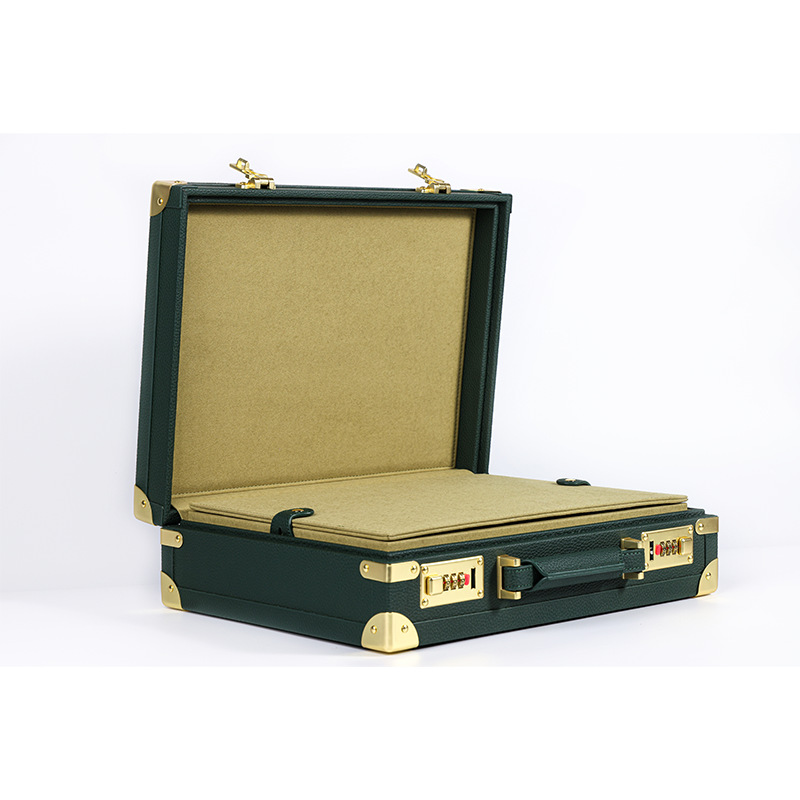 OEM ODM Luxury 15 Slots Green  - Watch Display Box review and price