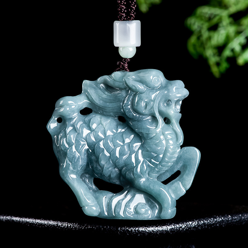 Burmese Jadeite Kylin Pendant  - Necklace Pendant review and price