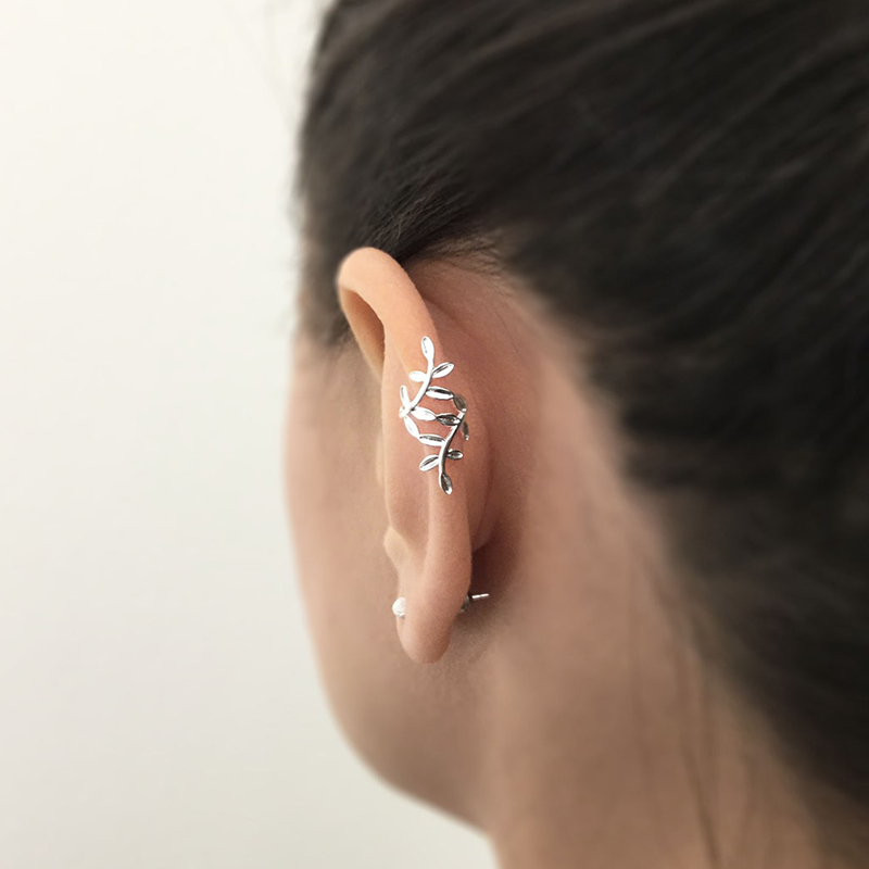 1PC Plated 24K Gold Vintage Cr - Ear Cuff No Piercing review and price