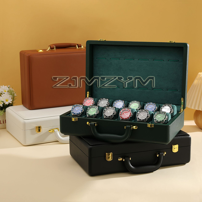 12 Slots Watch Box Mens Watche - Watch Display Box review and price