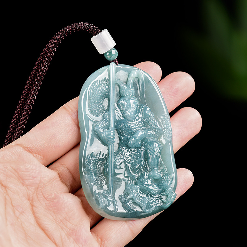 Burmese Jadeite Monkey King Pe - Necklace Pendant review and price