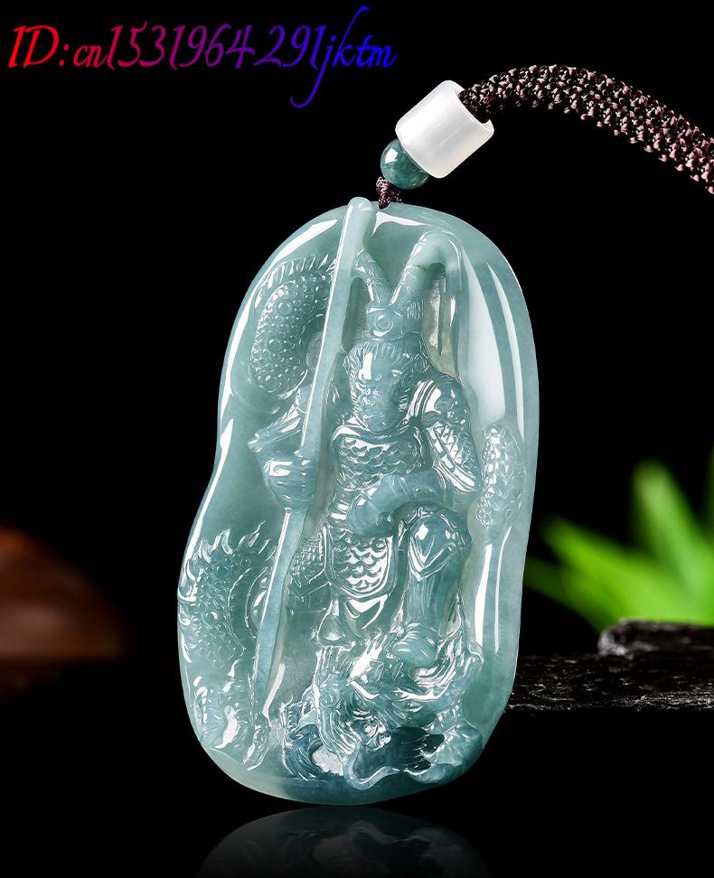 Burmese Jadeite Monkey King Pe - Necklace Pendant review and price