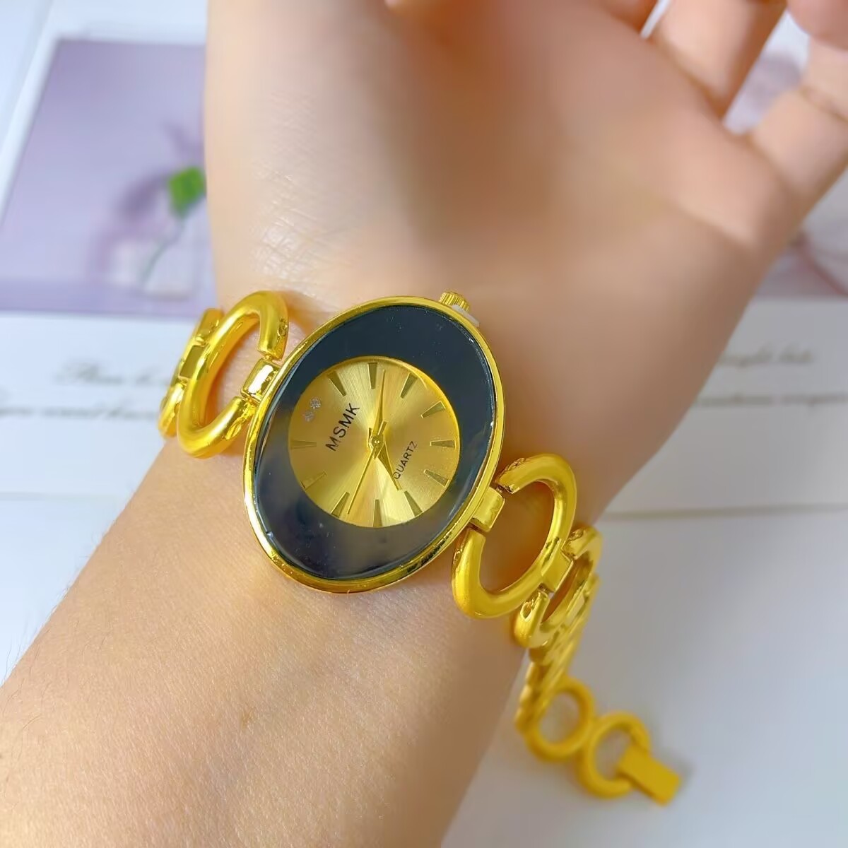 New American 24K Gold Plated W - Jewelry Watches Gold review and price